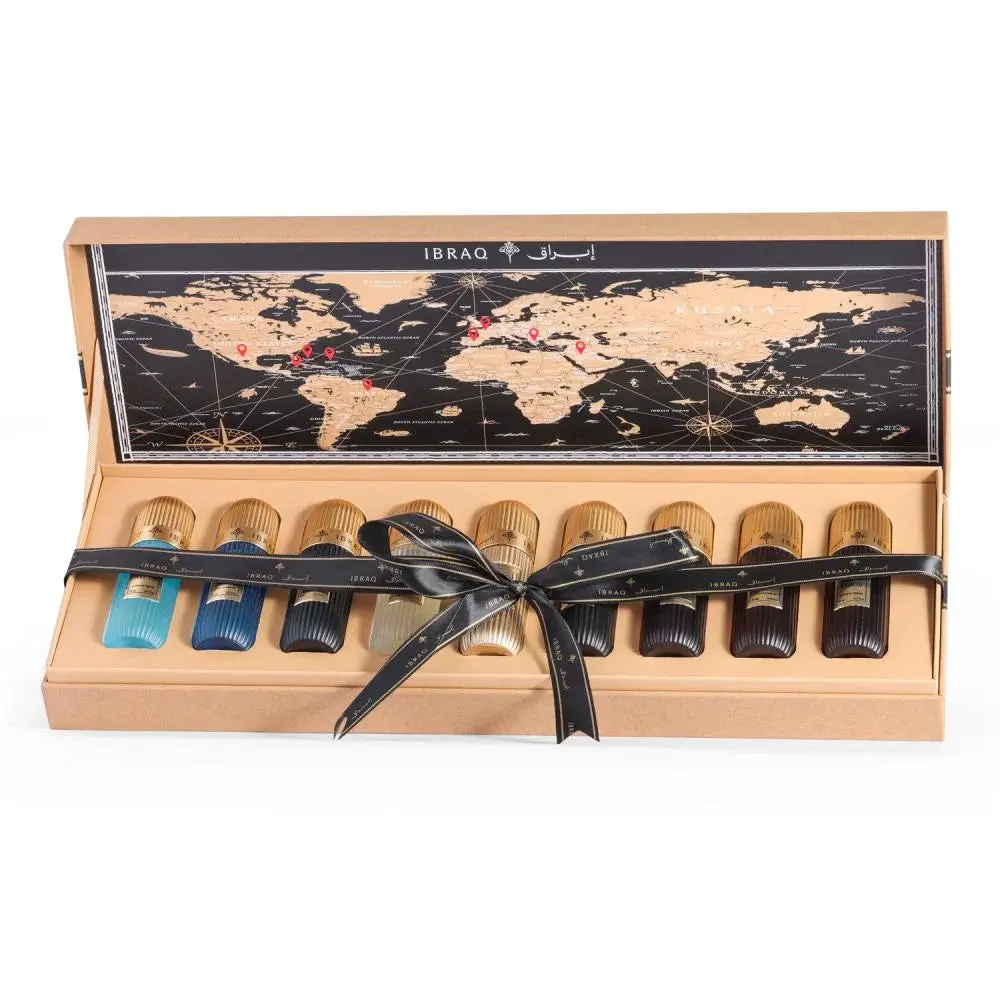 9-Piece Boxed Arabian Aroma Blend Scented Oil Gift Set - 20ml Mini Fragrance for Dominican Home Care Supplies, Home Scent Solutions, Scented Aroma Oil