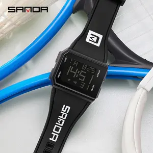 Minimalist multifunctional digital watch – waterproof design, soft strap, effortlessly adapts to sporty and casual styles