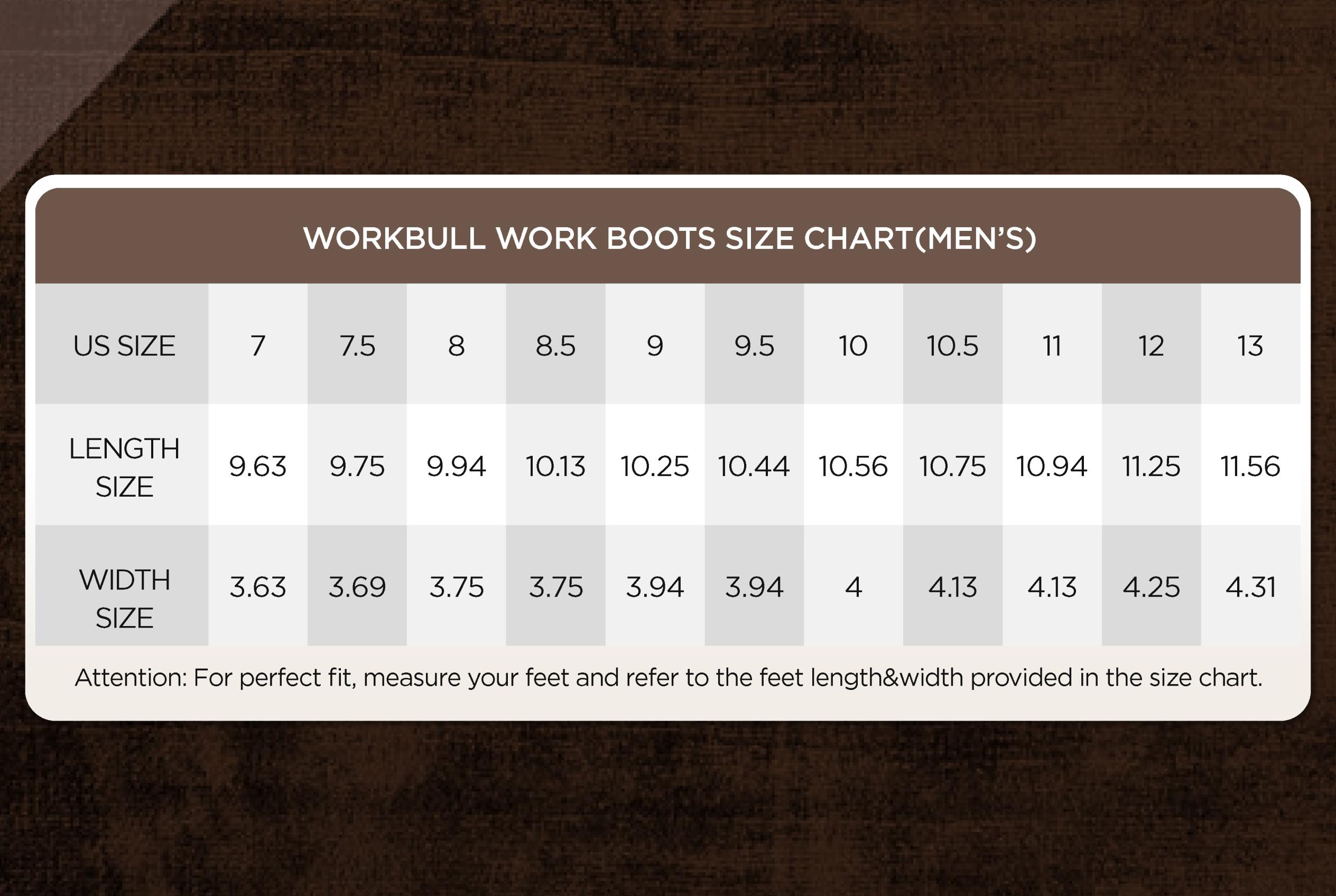 6in Mens Moc Toe Steel/Soft Toe Work Boots for Men,Comfortable Mens Safety Work Boots,Oil/Slip Resistant,Indestructible Steel Toe Shoes Industrial Construction Boot