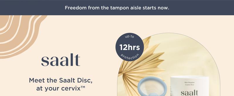 Saalt Menstrual Disc – Reusable Period Product