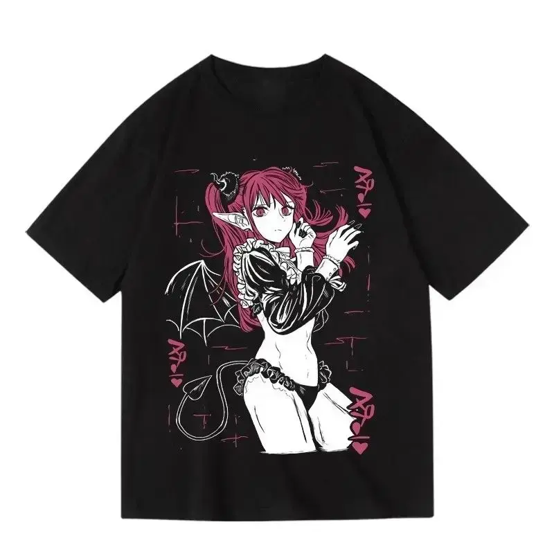 Unisex Kitagawa Marin Anime T-Shirt, Pure Cotton Graphic Print Streetwear, Casual Short Sleeve Top for Men & Women, Anime Men's Short-Sleeve T-Shirts, Casual T-Shirts