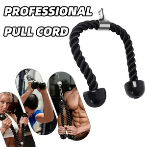 Professional Tricep Rope - Heavy Duty Nylon Material - Tricep Cable Attachment for Professional Gym Fitness Equipment for Push Downs Roper Exercise Attachments Pulley System