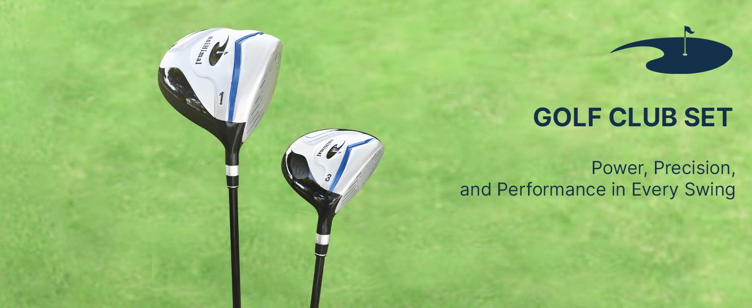UNIHIMAL Men's Complete Golf Club Set, Right Hand – 9/10/11-Piece Golf Clubs with Stand Bag UNIHIMAL Men's Complete Golf Club Set, Right Hand – 9/10/11-Piece Golf Clubs with Stand Bag