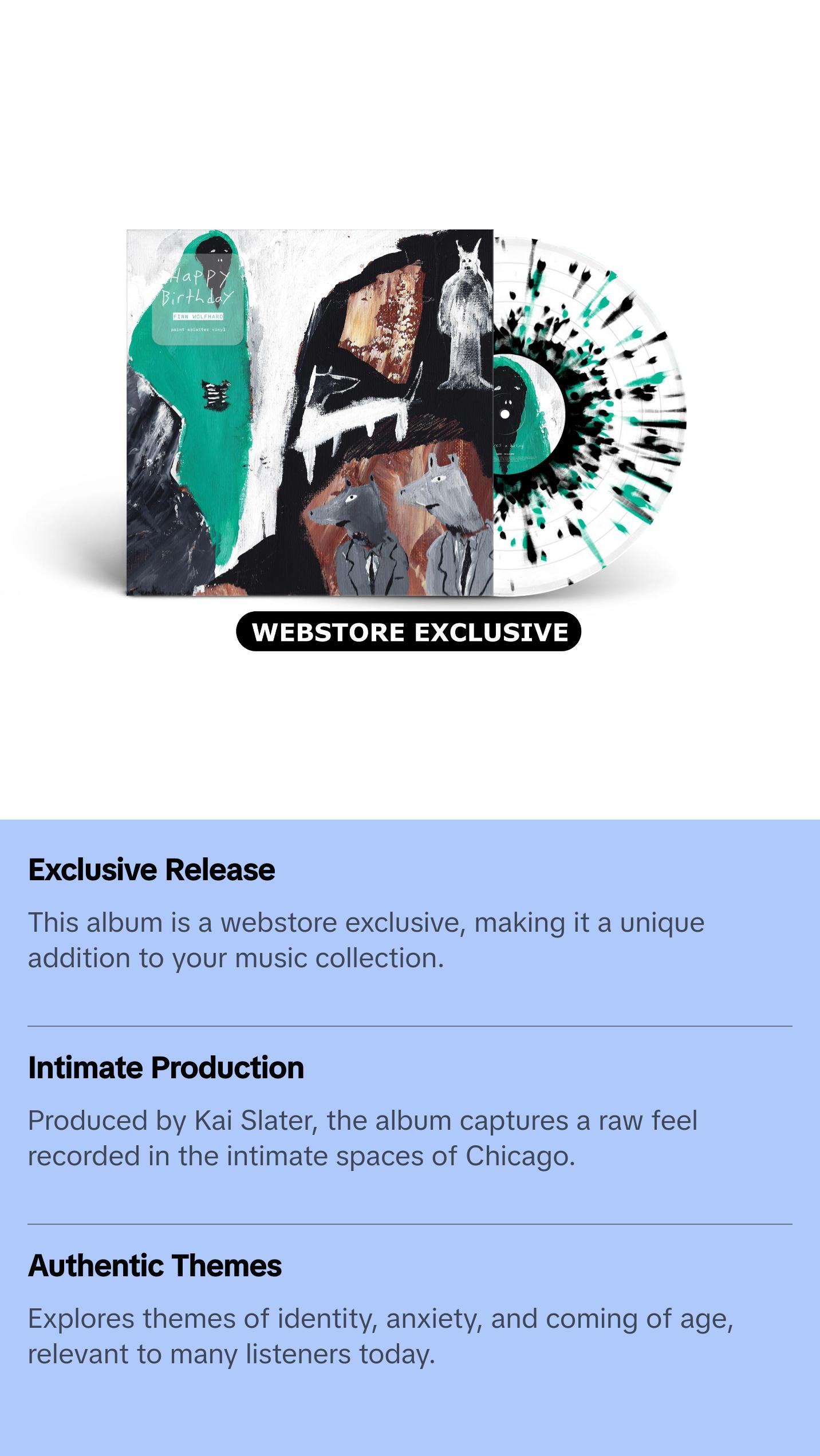 HAPPY BIRTHDAY - SPLATTER LP