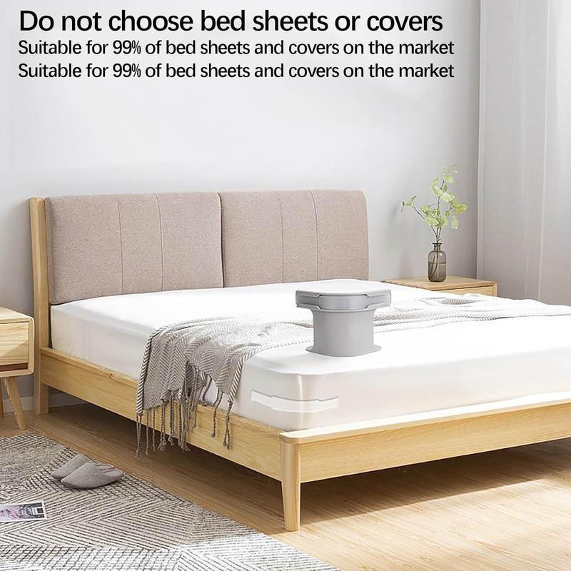 Bed Lock Sheet Holders 4PCS | Fits Any Size Mattress | Non-Slip Keep Sheets Tight White&Grey