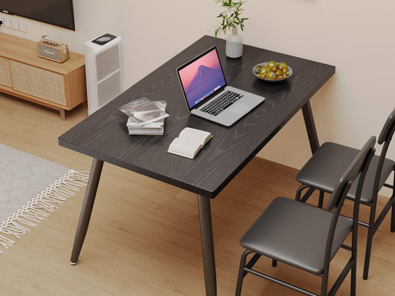 Gizoon 5 Piece Dining Table Set for 4, Modern Metal & Wood Kitchen Dinner Table with 4 Chairs, Space-Saving Dining Room Furniture Table & Chair Sets for Small Spaces & Apartment, Rustic Brown Gizoon 5 Piece Dining Table Set for 4, Modern Metal & Wood Kitchen Dinner Table with 4 Chairs, Space-Saving Dining Room Furniture Table & Chair Sets for Small Spaces & Apartment, Rustic Brown