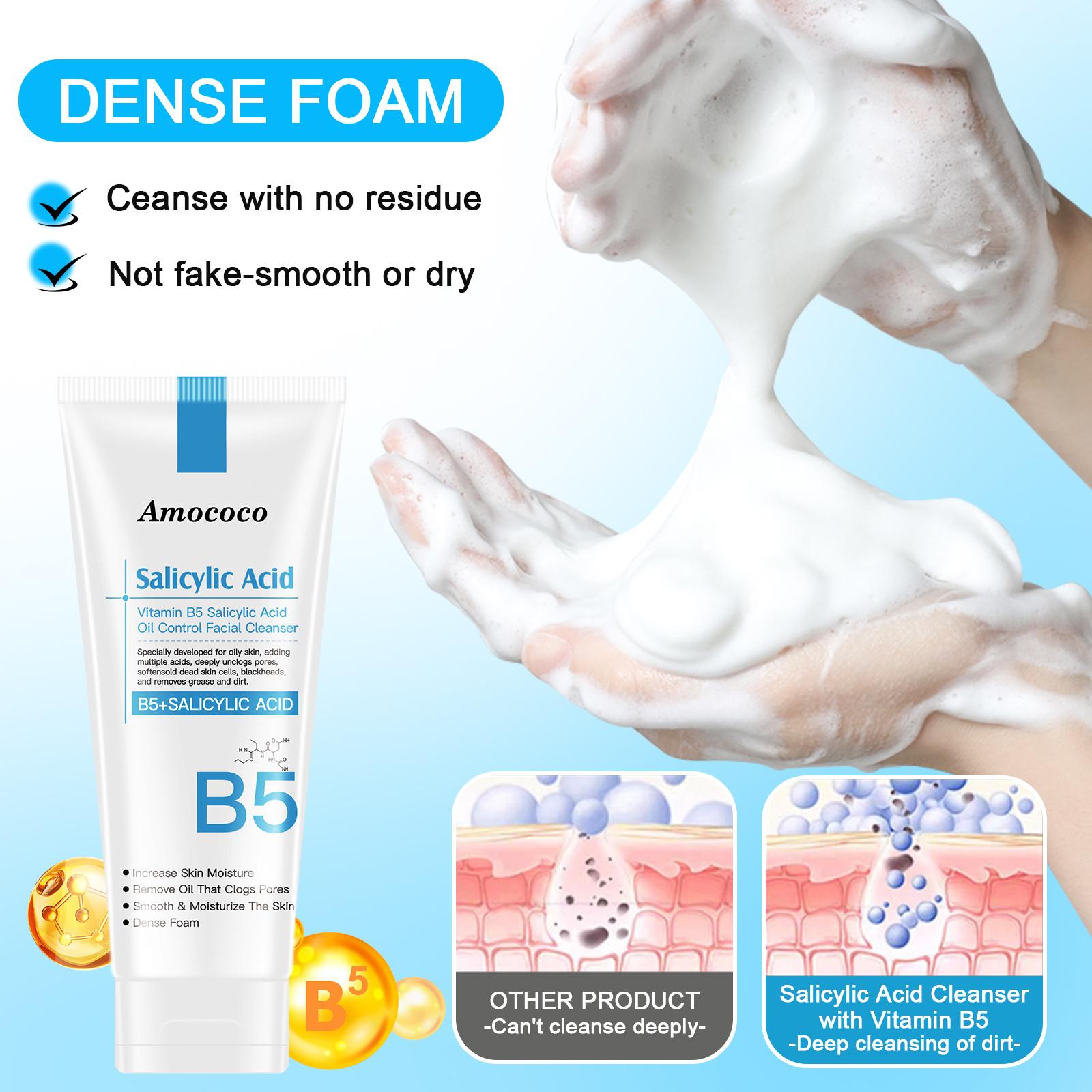 B5 Facial Cleanser with B5 Face Cream: gentle cleansing without tightness, deep hydration and soothing, long-lasting moisturization for soft, smooth and healthy skin.