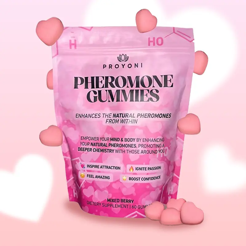 Customer favorite ProYoniPheromone Gummies -Enhances your NaturalPheromones From Within -60 Count Mixed Berry Flavor Healthcare, Dietary, Vitamin, Supplement, Fitness, Edible