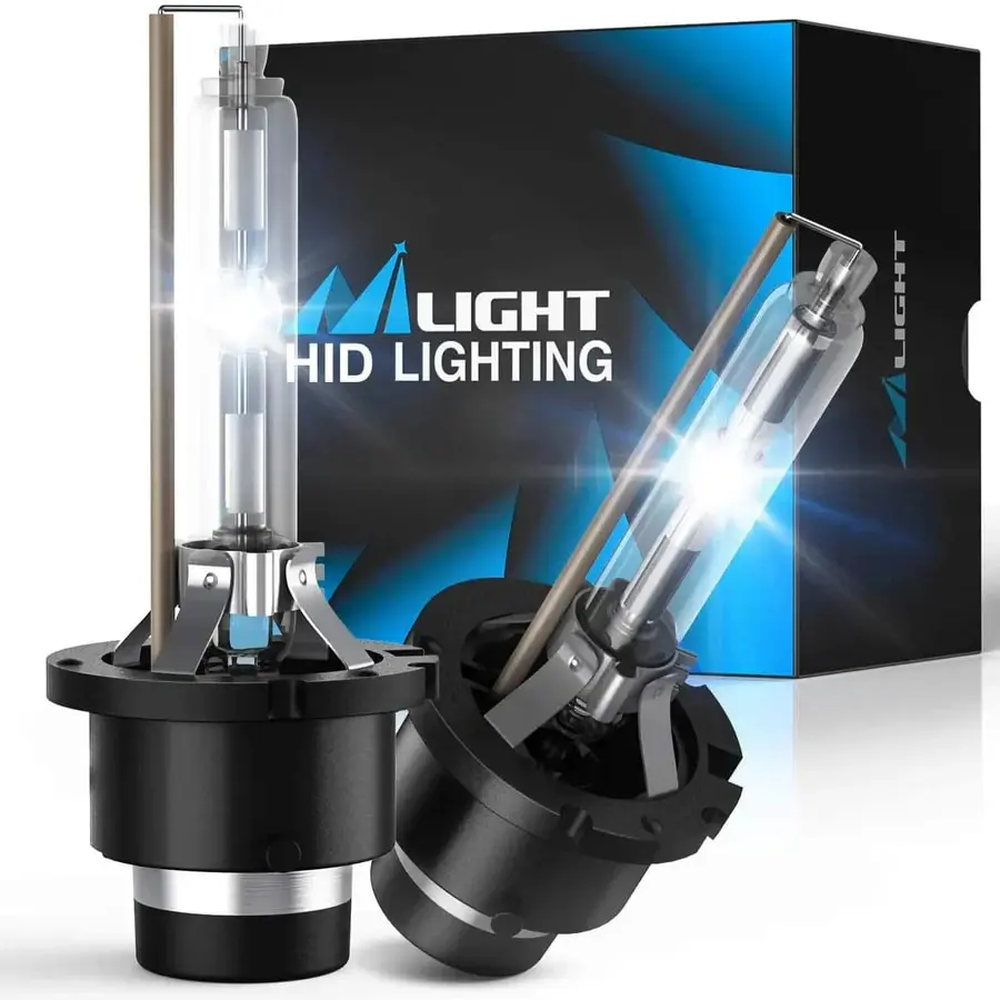 Nilight D4S 35W 6000K Diamond White Xenon HID Headlight Bulbs, Car Headlights, Headlight Waterproof