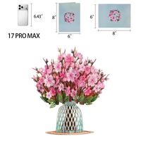 Cherry Blossom Pop Up Card with Keepsake