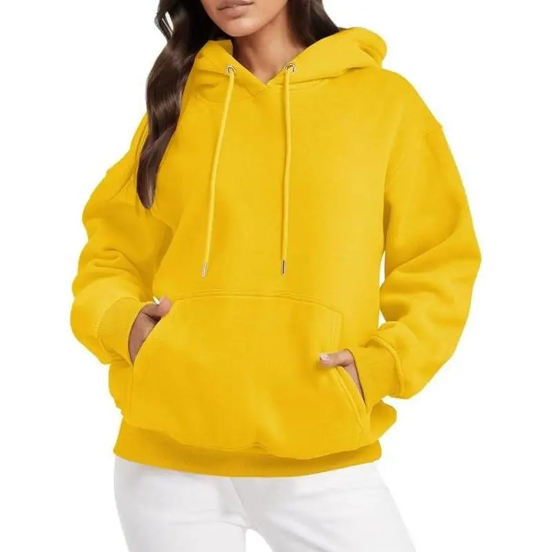 Holafish Heavyweight Lavender Hoodie – Unisex Cotton Blend Sweatshirt with Thick Fabric, Drawcord Hood & Pouch Pocket
