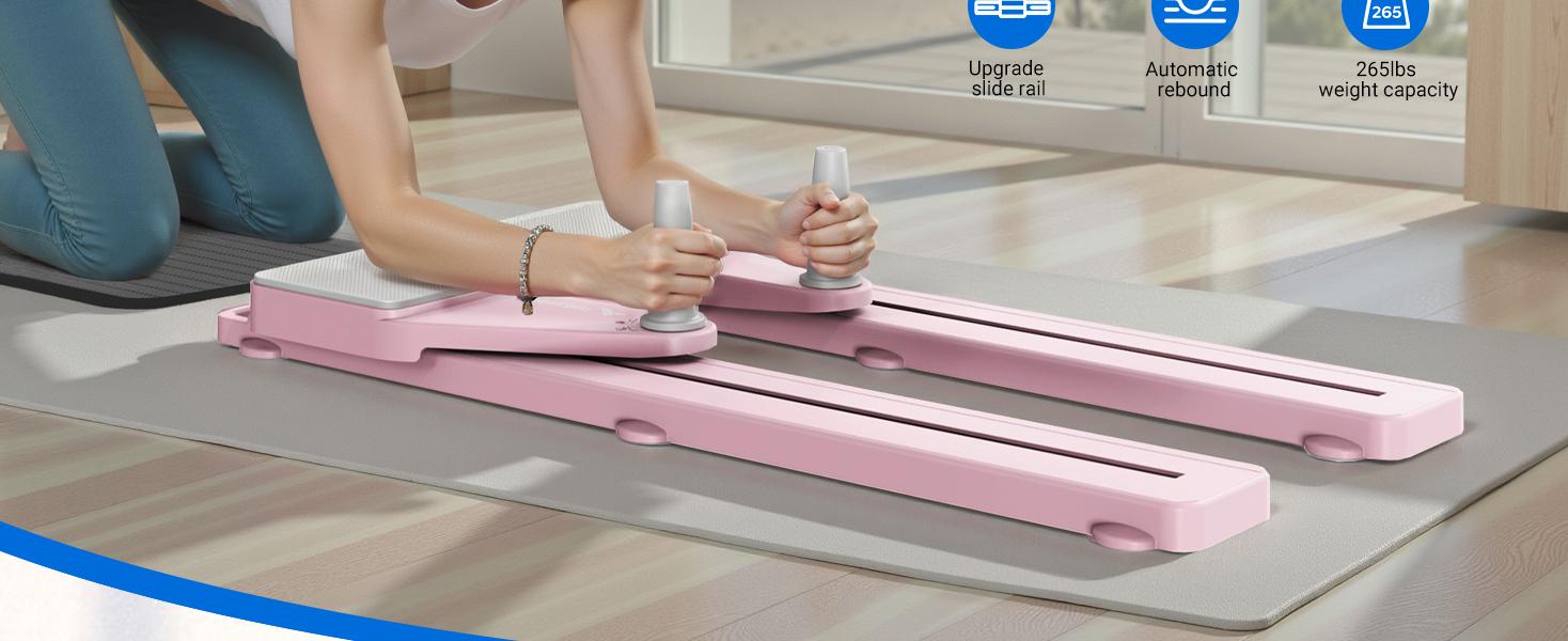 MERACH Multi-functional Adjustable Ab Exercise Board, Split Ab Slide Roller Board, Home Pilates Reformer with Knee Mat for Home Gym Core & Ab Strength Training, Abdominal Crunch Machine MERACH Multi-functional Adjustable Ab Exercise Board, Split Ab Slide Roller Board, Home Pilates Reformer with Knee Mat for Home Gym Core & Ab Strength Training, Abdominal Crunch Machine