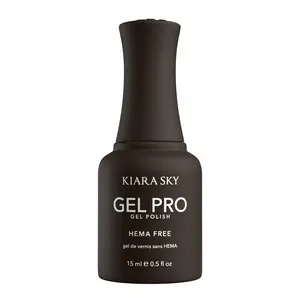 Kiara Sky Gel Pro - All Bark HEMA-Free + TPO Free Nail Gel Polish | Intense Pigmentation, Long-Lasting Wear | Finish: Cream 15ml
