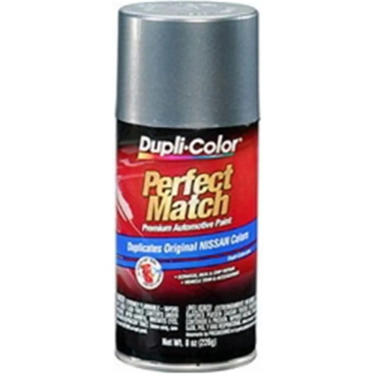 Krylon BNS0604 Premium Automotive Exact-Match Paint - Nissan Precision Gray, 8oz Container (8 oz), EZ Touch 360-Degree Nozzle, 0.74 lbs, 30 Mins Touch-Dry, 1 Hr Handle-Ready, Ensures Maximum Coverage, 8 Oz Container