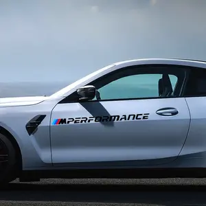 Compatible with BMW’s new M badge car sticker for doors, front and rear windshields, and the hood Decal For Cars Automobile Decals
