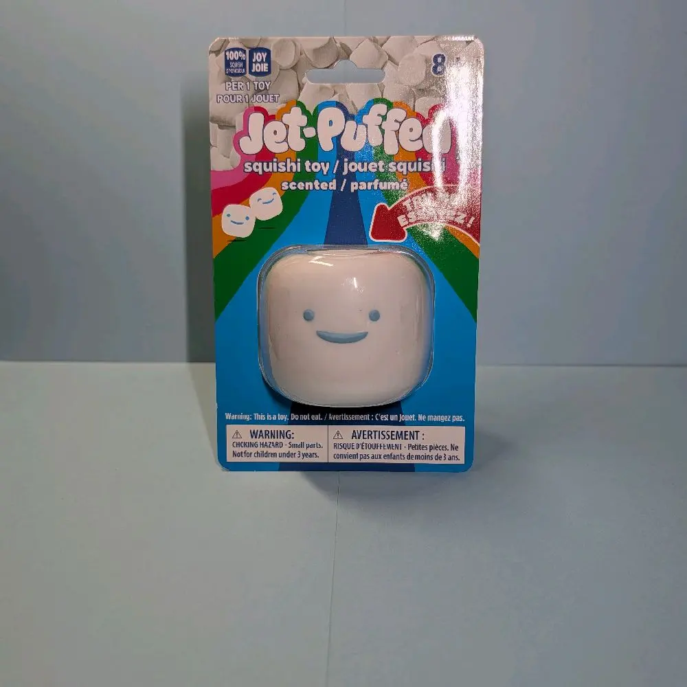 incredible play JET-PUFFED SCENTED SQUISHI TOY!!!!  FOR AGES 8+.   mello to the MARSH!!! GREAT FOR STRESS RELIEF!!
