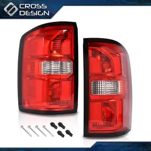CROSSDESIGN Tail Light Lamp Left Right Fit For 2016-2019 GMC Sierra 1500 / 1500 2500 3500 HD