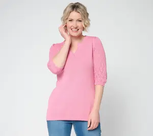 Ree by the Pioneer Woman Split Neck Pullover Sweater