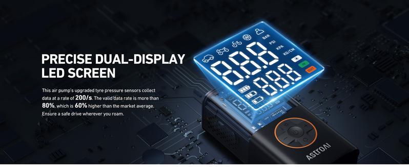 【Valentine's Day Gift】AstroAI L7 Tire Inflator Portable Air Compressor,150 PSI Cordless Car Tires Air Pump with LED Lights&Pressure Gauge,Auto Shut-Off - Tire Pump for Auto,Motorcycle, Bicycle, Ball 【Valentine's Day Gift】AstroAI L7 Tire Inflator Portable Air Compressor,150 PSI Cordless Car Tires Air Pump with LED Lights&Pressure Gauge,Auto Shut-Off - Tire Pump for Auto,Motorcycle, Bicycle, Ball