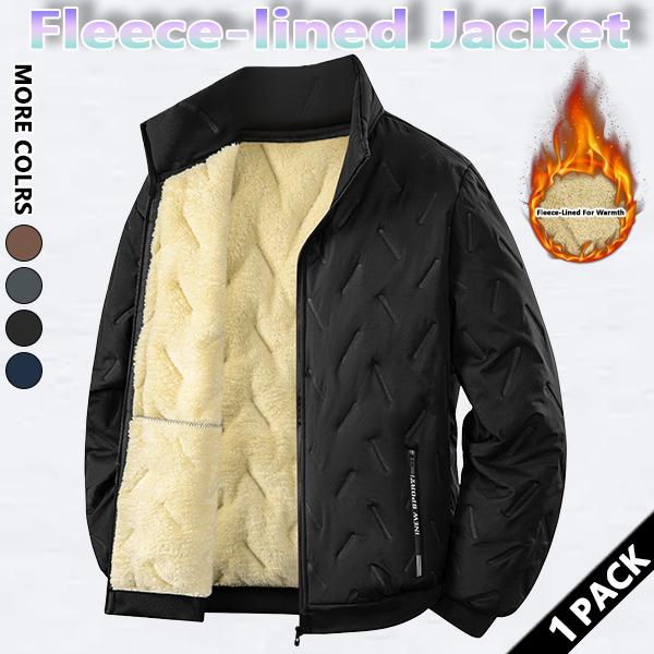 Men's solid color stand collar jacket, regular fit casual long-sleeve zip jacket, suitable for autumn and winter, men's outdoor activity jacket Men's solid color stand collar jacket, regular fit casual long-sleeve zip jacket, suitable for autumn and winter, men's outdoor activity jacket