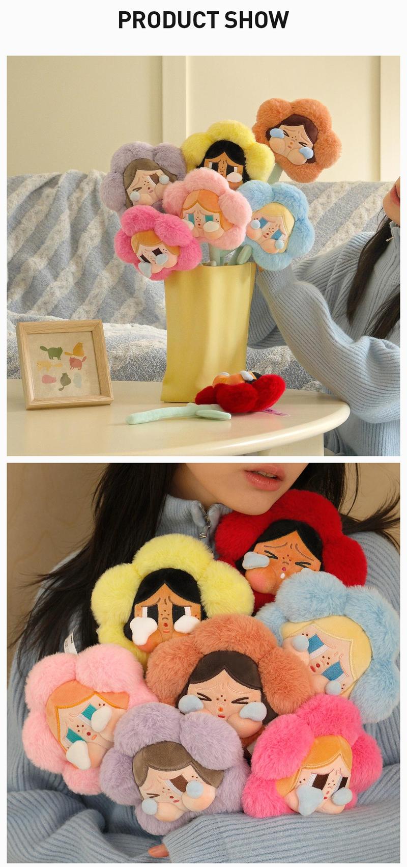 POP MART CRYBABY Sad Club Series Plush Flower Blind Box, Collectible Toys, Valentine’s Day Gifts POP MART CRYBABY Sad Club Series Plush Flower Blind Box, Collectible Toys, Valentine’s Day Gifts