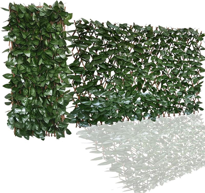 Uhair Expandable Fence Privacy Screen for Balcony Patio Outdoor,Decorative Faux Ivy Fencing Panel,Artificial