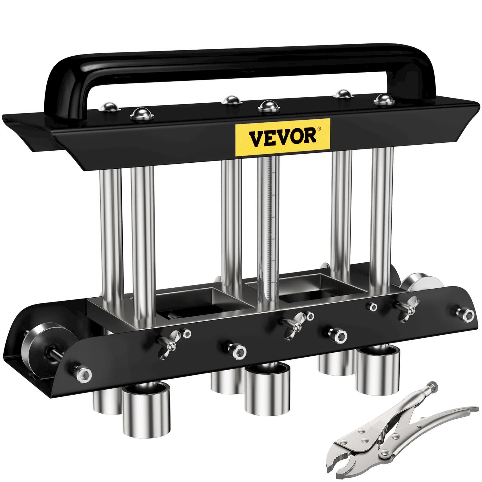 VEVOR Three-Station Edge Roller, Large Radius, 0-90° Bending Angle Sheet Metal Brake, Quickly Adjusts for Making 0.63\"-5.7\" Bends in 30-19 Gauge Steel, for Clean Crisp Bends in Metal Roofing Materia VEVOR Three-Station Edge Roller, Large Radius, 0-90° Bending Angle Sheet Metal Brake, Quickly Adjusts for Making 0.63\"-5.7\" Bends in 30-19 Gauge Steel, for Clean Crisp Bends in Metal Roofing Materia