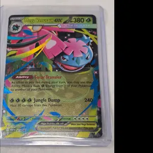 Mega Venusaur EX MEP 013 Promo Raw Card