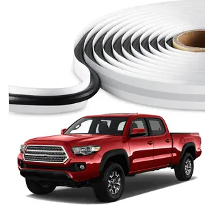 13FT 3mm Auto Front Rear Side Rubber Seal Strip Car Door Window Trim Self with Adhesive Weatherstrip Rubber Seal Protector Guard Strip
