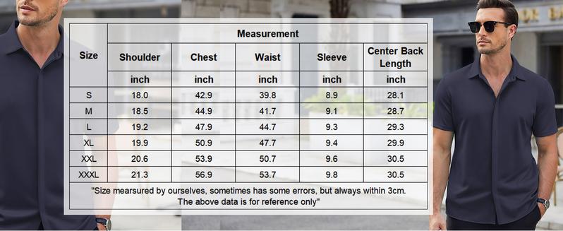 COOFANDY Men's Thin Wrinkle Free Short Sleeve Button Down Shirt Classic Design Casual Dress Top for Summer Beach Office Wear Machine Washable COOFANDY Men's Thin Wrinkle Free Short Sleeve Button Down Shirt Classic Design Casual Dress Top for Summer Beach Office Wear Machine Washable