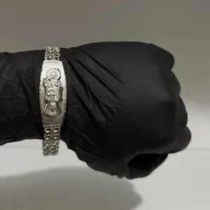 Pulsera Tejido Chino de dos hilos de Santita de Plata 925 Méx