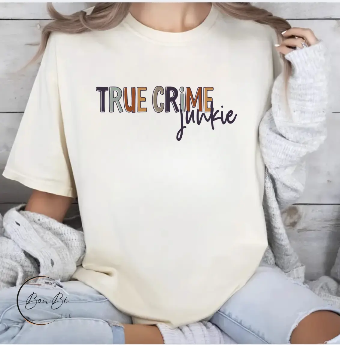 True Crime Tshirt/Sweatshirt - Criminal True Crime Junkie Sweatshirt - Criminal TV Show Gift