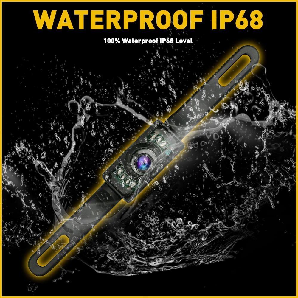 Car Rear View Camera Reverse Backup Camera Night Vision License Plate Waterproof Car Rear View Camera Reverse Backup Camera Night Vision License Plate Waterproof