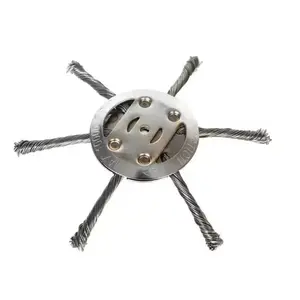 Wire Wheel, Grass Trimmer Head, Universal Grass Trimmer Head, Lawn Mower Head, Garden Weed Trimmer Head, Power Tool Accessories, Universal Compatibility, Easy Installation