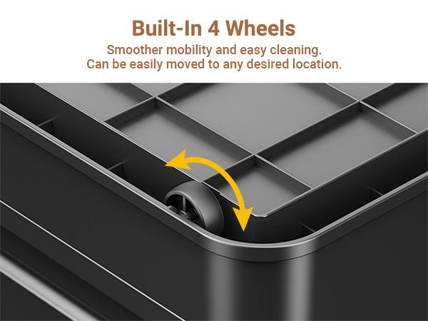 Broview V7 345Qt/460Qt/575Qt Stackable Storage Bins with Individual Lids & Wheels, Large Plastic Collapsible Latching Boxes, Closet Organizers and Storage Cabinet Shelves Units, for Home Kitchen Room Garage Organization Broview V7 345Qt/460Qt/575Qt Stackable Storage Bins with Individual Lids & Wheels, Large Plastic Collapsible Latching Boxes, Closet Organizers and Storage Cabinet Shelves Units, for Home Kitchen Room Garage Organization