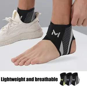 1 Pair of Unisex Ankle Compression Support Straps, Breathable and Lightweight, Suitable for Sports Such As Basketball, Soccer, and Volleyball.  They Feature A Velcro Design for Adjustability and A Secure Fit.