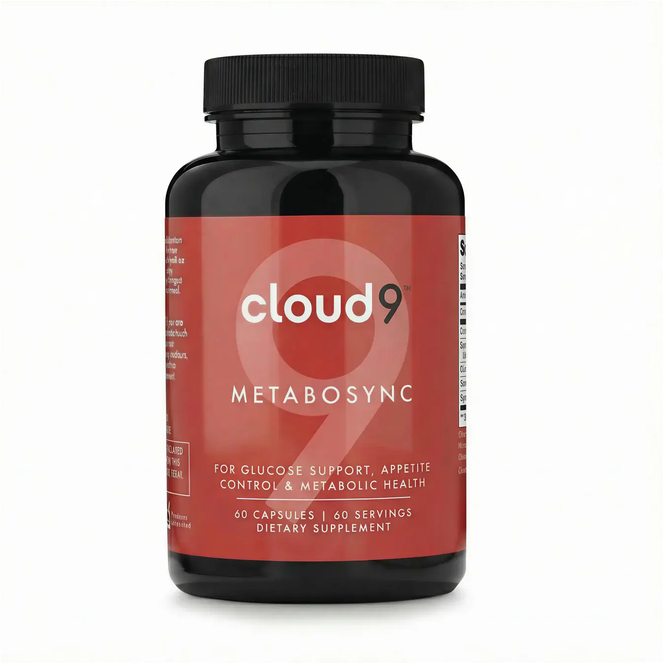 METABOSYNC by Cloud9 – Daily Support with Berberine, Cinnamon & Chromium | 60 Capsules