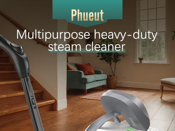 Phueut Steam Cleaner Replacement Brushes & Grout Brush & 2 Packs Steam Mop Pads for Multi-Surface Floor Cleaning Reusable Washable Machine Compatible Essential Cleaning Tools