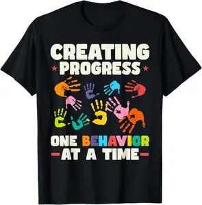 100% Cotton Registered Behavior Technician Autism Behavior Analyst T-Shirt
