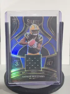 2025 Panini Select Football Draft Selections Savion Williams Patch card