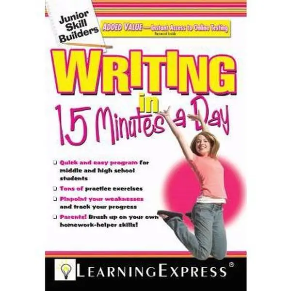 USED-Writing in 15 Minutes a Day: Writing in 15 Minutes a Day [With Free Online Practice Exercises Access Code] by Learning Express LLC (Paperback)