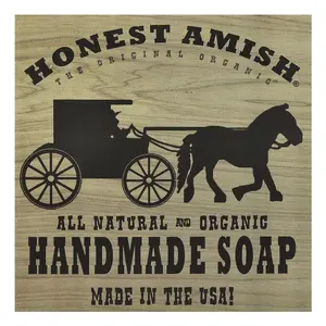 Honest Amish Handmade Bar Soap, Fisherman's Licorice, 1 Bar