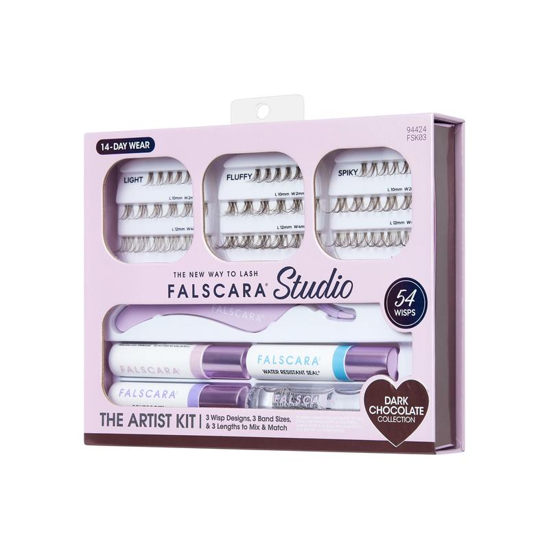 FALSCARA Studio Lash Extension Kit  - Dark Chocolate - 54 Wisps
