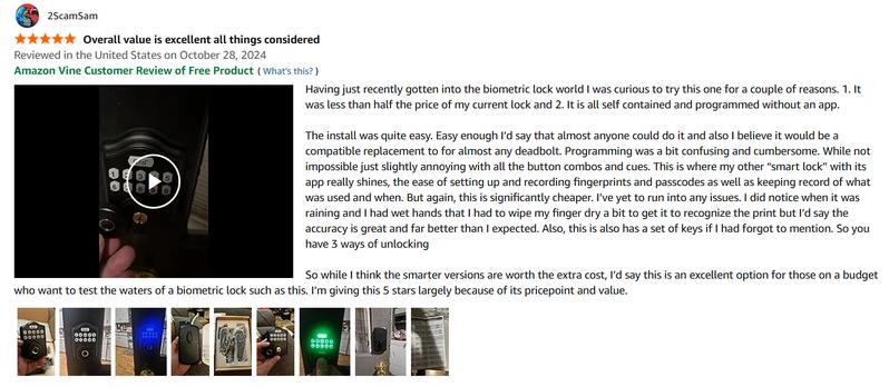 52hz AI Smart Fingerprint Door Lock with Code, Voice Guide, Password lock, Auto Lock, Easy to Install, Black Security-A3 52hz AI Smart Fingerprint Door Lock with Code, Voice Guide, Password lock, Auto Lock, Easy to Install, Black Security-A3