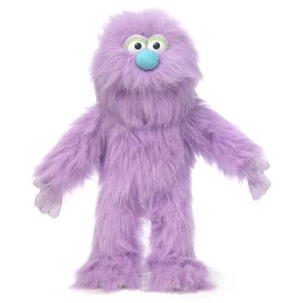 Monster Purple Hand Puppet (14")