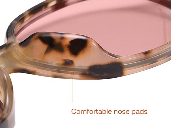 SOJOS Trendy Oval Polarized Sunglasses for Women Men, Chic Retro Small Narrow Round Womens Mens Sunnies