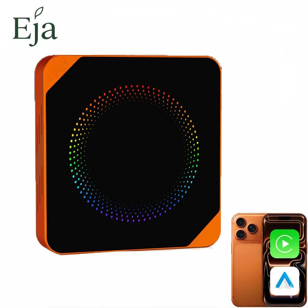 2026 New Ai Cube Pro Max 4-in-1 Wireless CarPlay Adapter | Watch Netflix & YouTube | Android Auto Ai Box with TF Card Slot, Plug & Play for Cars 2016+