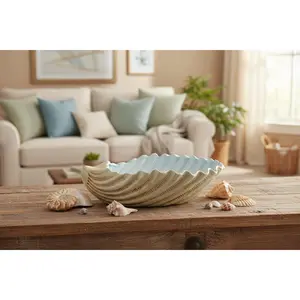 Ceramic Jumbo Clam Shell Bowl