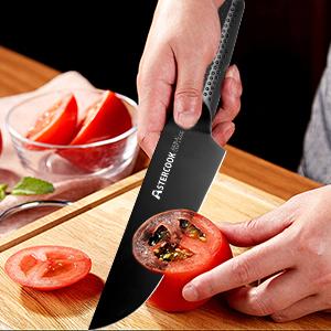 【valorant beta knife】Astercook 15-Piece Chef Knife Set, German Stainless Steel Handle, Rustproof, Black Block Storage, Includes Various Knives, Length 8 Inches Kitchenware