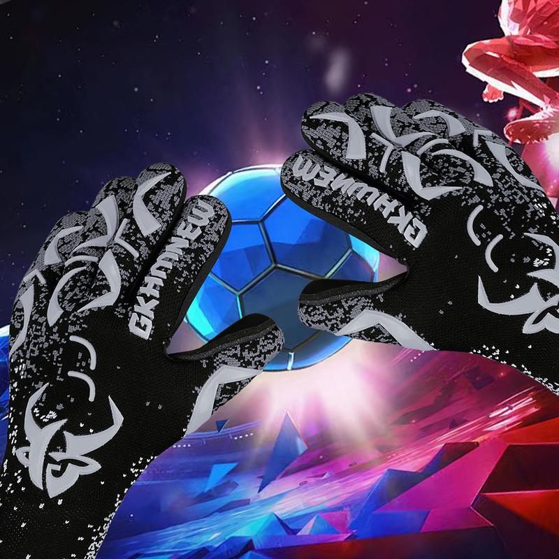 Soccer Goalie Goalkeeper Gloves Youth&Adult Goalie Goalkeeper Gloves,Strong Grip for The Toughest Saves